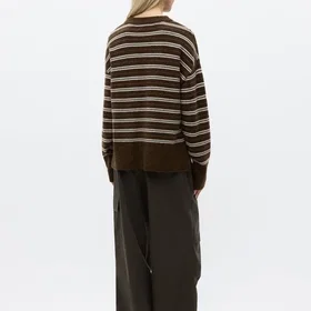 Envii Enada LS Split Knit Sweatshirt (Dame)