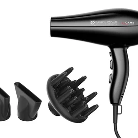 Ga.Ma Diva Ceramic Ion Hiustenkuivain 2300 W Musta