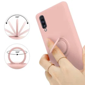 Cadorabo Silicone Case with Ring for Samsung Galaxy A70/A70s