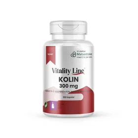 Vitality Line Kolin 300mg 100 Kapsler