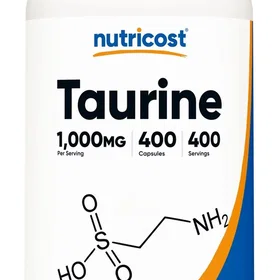 Nutricost Taurine 1000mg 400 Capsules