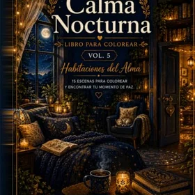 Calma Nocturna Vol. 5: Habitaciones Del Alma Färgläggningsbok