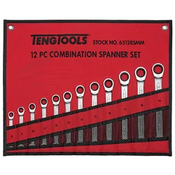 Teng Tools 6512RSMM Kombinasjonsnøkkelsett 8-19mm 12pcs