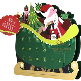 English Tea Shop Santa Sleigh Advent Calendar