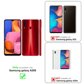 Cadorabo Plånboksfodral för Samsung Galaxy A20s med stativfunktion och kortplatser