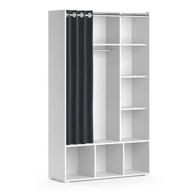 Vicco Armoire Kids White 105.8x178.1 cm MDF