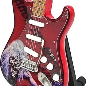Iron Maiden Mini Guitar Tribute Fender Stratocaster Mgt-5180