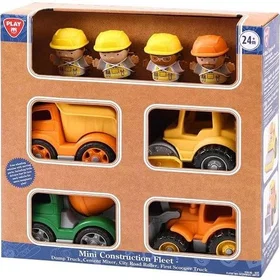 Play&Go Mini Construction Vehicles Playset