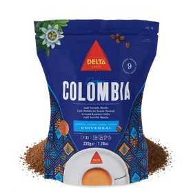 Delta Cafes Colombia Medium 220g (Jauhettu Kahvi)
