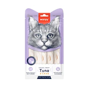 Wanpy Creamig Lickable Treat Tuna & Krabbe 5x14g