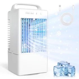 AIORBER 4-in-1 Mobile Air Conditioner, Mini Air Cooler with 900ml Water Tank