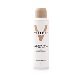 Vallesy On The Go Ansikte & Kropp Självbränna Mist 150ml
