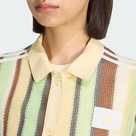 Adidas Summer Glow Stripet Polo Skjorte (Unisex)