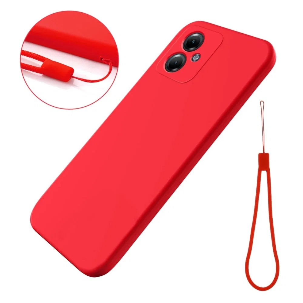 Matte Liquid Silicone Case for Motorola Moto G54