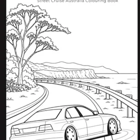 Paper Drift: Street Cruise Australia Färgläggningsbok