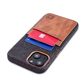 Dockem Integrerad Metallplatta Plånboksfodral för iPhone 13