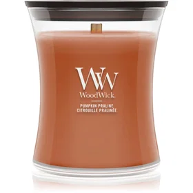 WoodWick Pumpkin Praline Medium Hourglass Candle 275g