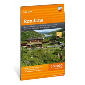 Calazo 1/50000 Rondane Map (9789189371682)