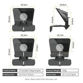 Desview Portable Teleprompter T5