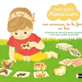 Montessori Farm Animals in Wood