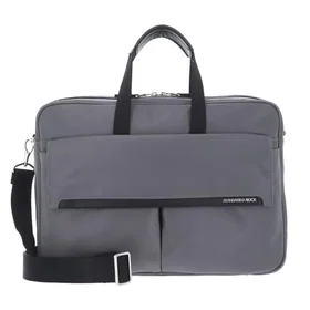 Mandarina Duck Hunter Urban Briefcase (Grey, Smoked Pearl, 100% Nylon)