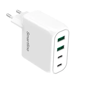 Smartline 16718 2 x USB-C 2 x USB-A PD Væglader 100W