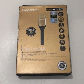 Sandstrøm Gold Series S2HDMI321 Ultra High Speed HDMI 2.1 Cable 2m