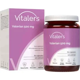 Vitalers Valerian 500mg 60 Kapslar