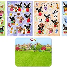 Bambolino Toys Bing Vinduesklistermærker Multicolor