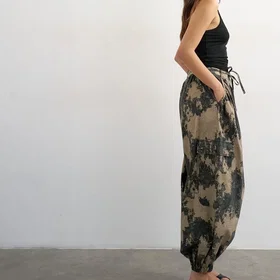 TOPSHOP Tskammi Balloon AOP Cargo Byxor (Dam)