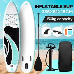 Genki Inflatable Stand Up Paddle Board SUP with Paddle Backpack Leash Pump YH-32