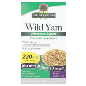 Nature's Answer Wild Yam 220mg 60 Kapslar