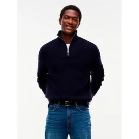 Tommy Hilfiger Fisherman Halv-Zip Tröja (Herr)