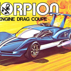 Round 1/25 Scorpion Mid-Engine Drag Coupe (0849398075357)