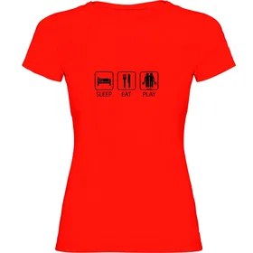 Kruskis Sleep Eat And Play Padel Kortärmad T-shirt (Dam)