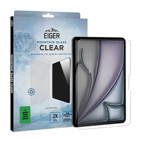 Eiger Härdat glas skärmskydd för iPad Air 11" 2024 2025 (4-pack)