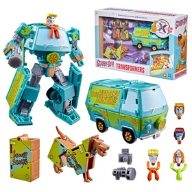 Transformers Scooby Doo Mysterious Prime Automutt Figure (Fred, Daphne, Velma, S