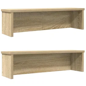 vidaXL Kökstativ Stapelbara Förvaringshylla 60x15x16cm (2-pack)