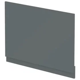 Halite Bath End Panel Matt Grey