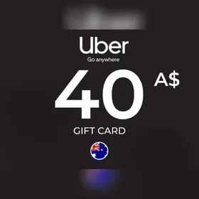 Uber Rides Presentkort 40 AUD