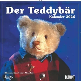 Dumont Teddybjörn Broschyrkalender 2026 30x30cm