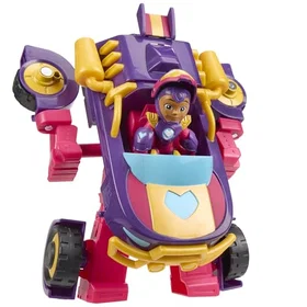Marvel Ironheart 2-En-1 Combinaison Mécha & Véhicule Figurine d'Action Violet G1