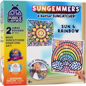 Diamond SUNGEMMERS Suncatcher Art Painting Craft Kits for Kids Age 6-12 Creat...