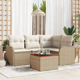 vidaXL Garden Sofa Set with Storage 5 Pieces 3356118