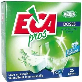 ECA Pros Pastille Vaisselle Oxygène Actif 25 Dosages