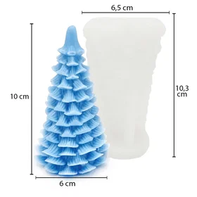 Kristinas Pyssel och Hobby Ljusformar Julgran 10cm