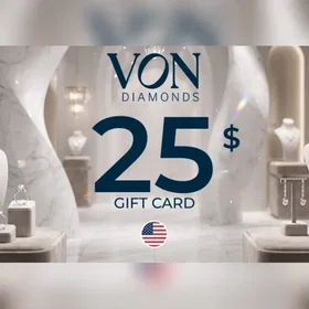 Von Diamonds Presentkort 25 USD