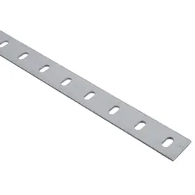 Rothley Galvanised Steel Flat Bar Slotted 23.5x1000x1.2mm