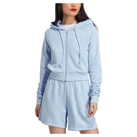 Adidas Originals Cropped Tt Full Zip Sweatshirt (Dam)