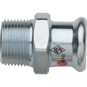 Turbopress Røradapter Stål, 22mm x 3/4"